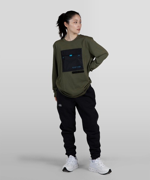 UNDER ARMOUR(アンダーアーマー)の「UAユーティリティー ロングスリーブ(トレーニング/メンズ)(Tシャツ/カットソー・メンズ・カーキ/アイボリー・M/XL/L/S/XXL/3XL)」の14枚目の写真