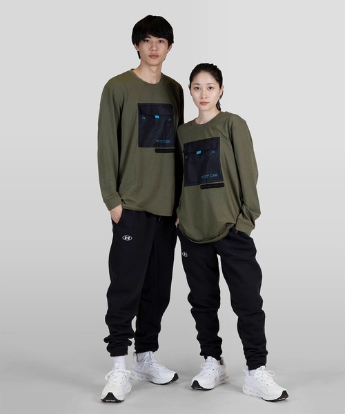 UNDER ARMOUR(アンダーアーマー)の「UAユーティリティー ロングスリーブ(トレーニング/メンズ)(Tシャツ/カットソー・メンズ・カーキ/アイボリー・M/XL/L/S/XXL/3XL)」の11枚目の写真