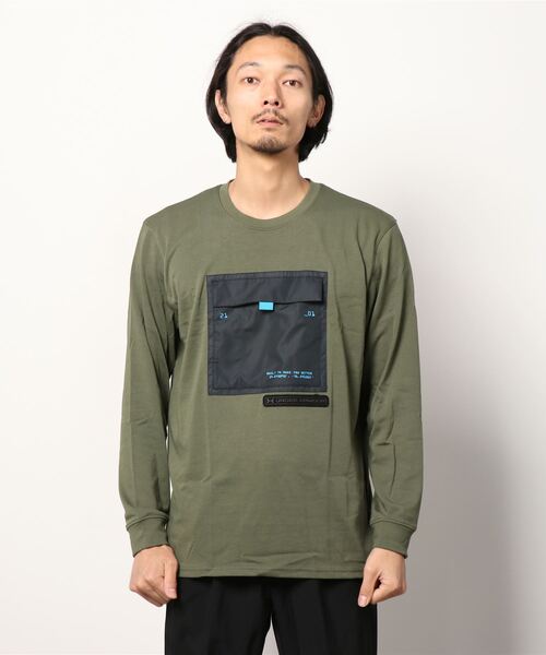 UNDER ARMOUR(アンダーアーマー)の「UAユーティリティー ロングスリーブ(トレーニング/メンズ)(Tシャツ/カットソー・メンズ・カーキ/アイボリー・M/XL/L/S/XXL/3XL)」の17枚目の写真