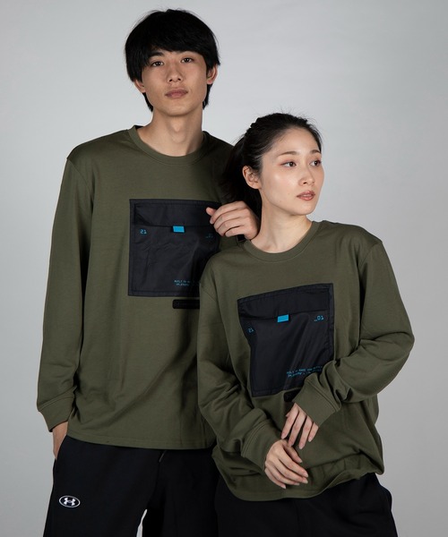 UNDER ARMOUR(アンダーアーマー)の「UAユーティリティー ロングスリーブ(トレーニング/メンズ)(Tシャツ/カットソー・メンズ・カーキ/アイボリー・M/XL/L/S/XXL/3XL)」の10枚目の写真