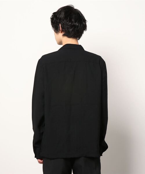 ALLSAINTS(オールセインツ)の「COMMUNE LS SHIRT | COMMUNE LS シャツ(シャツ/ブラウス・メンズ・ブラック・XL/XS/S/L/M)」の9枚目の写真