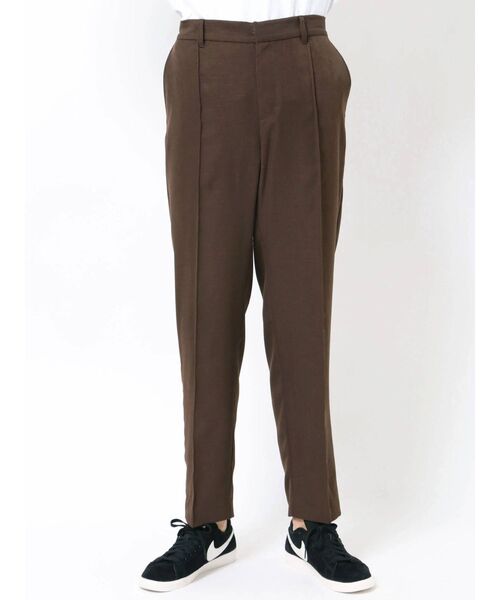 COTORICA（コトリカ）の「センターピンタックテーパードパンツ（その他パンツ・メンズ・ブラック/モカ・MEDIUM/LARGE）」の3枚目の写真