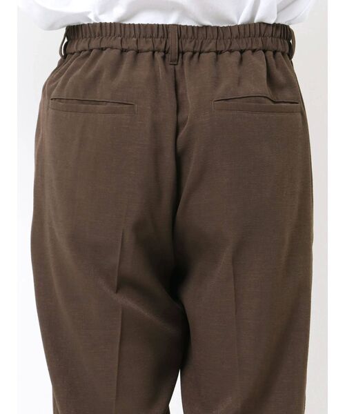 COTORICA（コトリカ）の「センターピンタックテーパードパンツ（その他パンツ・メンズ・ブラック/モカ・MEDIUM/LARGE）」の8枚目の写真