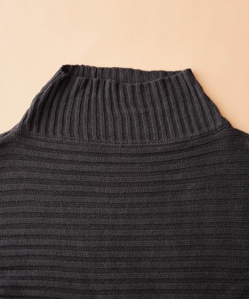 SHISKY（シスキー）の「SHISKY / シスキー リブ編み ルーズシルエット ドルマンスリーブ セーター キッズ（ニット/セーター・キッズ・チャコール/ブラック/ブラウン/モカ・110/140/150/130/160/120）」の5枚目の写真