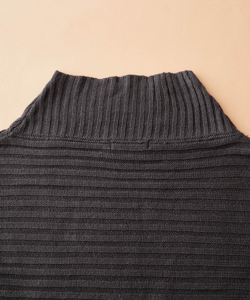 SHISKY（シスキー）の「SHISKY / シスキー リブ編み ルーズシルエット ドルマンスリーブ セーター キッズ（ニット/セーター・キッズ・チャコール/ブラック/ブラウン/モカ・110/140/150/130/160/120）」の8枚目の写真