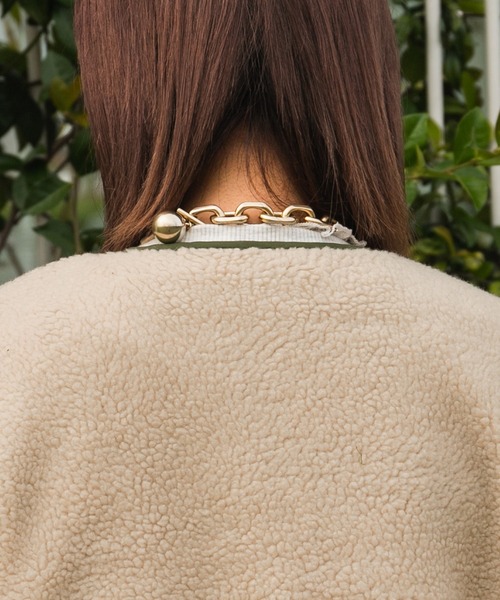 kutir（クティール）の「ロングボアコート（その他アウター・レディース・チャコールグレー/オフホワイト・FREE）」の20枚目の写真