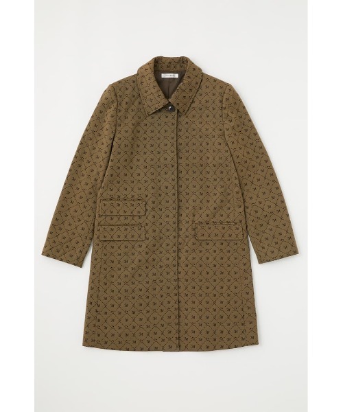 MOUSSY（マウジー）の「MONOGRAM BALCOLLAR コート（ステンカラーコート・レディース・ベージュ/ブラック・2/1）」の19枚目の写真