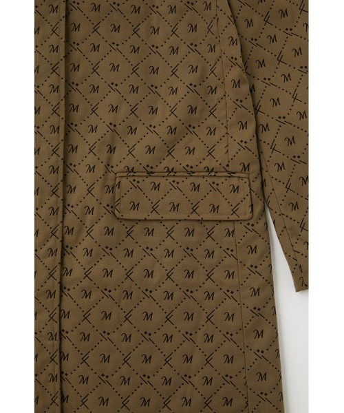 MOUSSY（マウジー）の「MONOGRAM BALCOLLAR コート（ステンカラーコート・レディース・ベージュ/ブラック・2/1）」の14枚目の写真