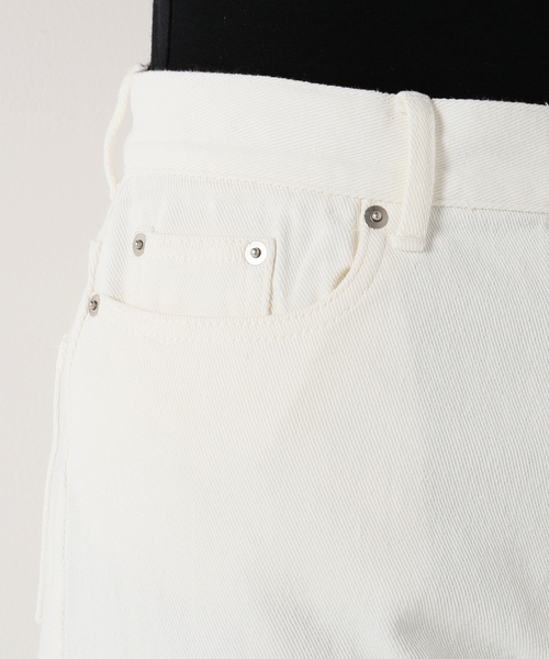 Charles Chaton（シャルルシャトン）の「ホワイトストレートパンツ（チノパンツ・レディース・ホワイト・38/36/34）」の10枚目の写真