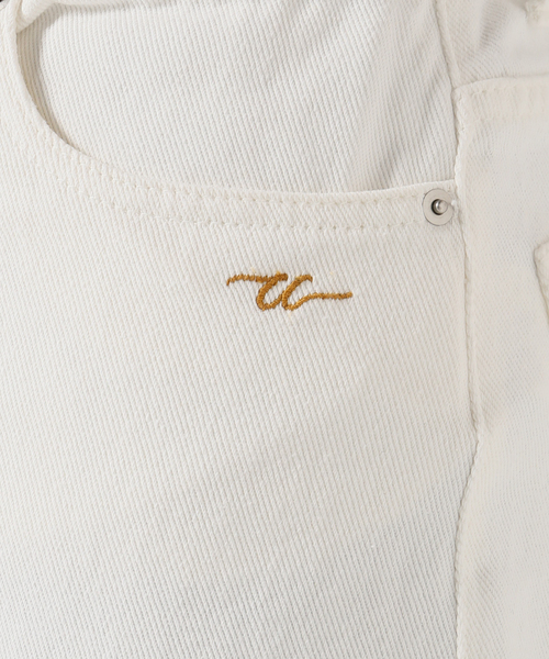 Charles Chaton（シャルルシャトン）の「ホワイトストレートパンツ（チノパンツ・レディース・ホワイト・38/36/34）」の11枚目の写真