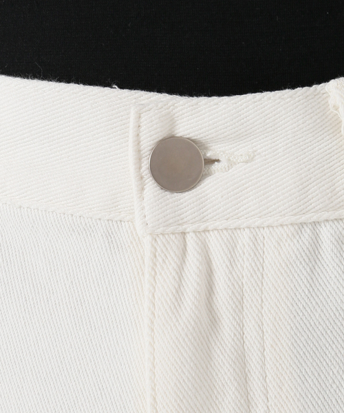 Charles Chaton（シャルルシャトン）の「ホワイトストレートパンツ（チノパンツ・レディース・ホワイト・38/36/34）」の12枚目の写真
