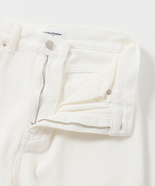 Charles Chaton（シャルルシャトン）の「ホワイトストレートパンツ（チノパンツ・レディース・ホワイト・38/36/34）」の15枚目の写真