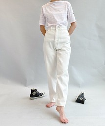 Charles Chaton | ホワイトストレートパンツ(チノパンツ)