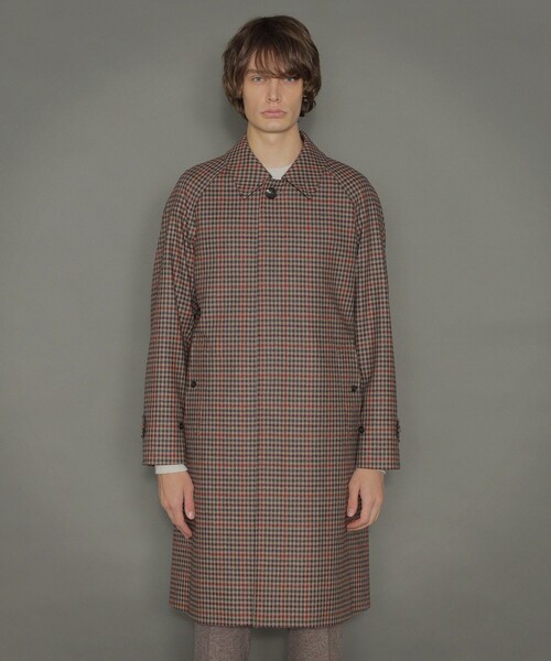 MACKINTOSH LONDON（マッキントッシュ ロンドン）の「【Loro Piana/ロロ・ピアーナ】ウールラグランスリーブコート（その他アウター・メンズ・ブラウン系その他・42/40/38）」の4枚目の写真