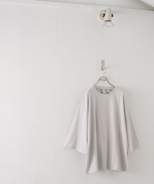 CASPER JOHN（キャスパージョン）の「Cool print big T-shirts/クールプリントビッグT（Tシャツ/カットソー・メンズ・チャコールグレー/オリーブ/ライトグレー・LARGE/MEDIUM/SMALL）」の4枚目の写真