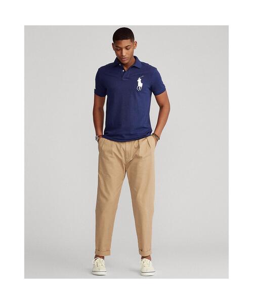 POLO RALPH LAUREN(ポロ ラルフ ローレン)の「カスタム スリム フィット メッシュ ポロシャツ(ポロシャツ・メンズ・ネイビー系1・S/L/XL)」の2枚目の写真