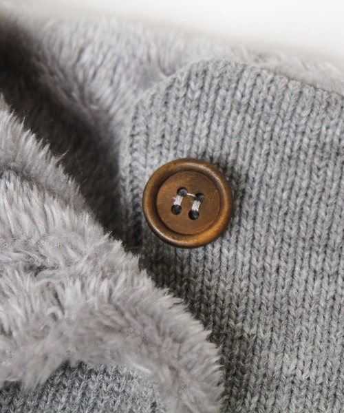 14+（イチヨンプラス）の「ボタン付きネックウォーマーWEB限定（ネックウォーマー/スヌード・メンズ・ブラック/ネイビー/グレー・FREE）」の11枚目の写真