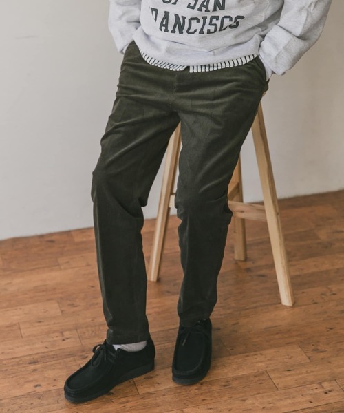 URBAN RESEARCH DOORS(アーバンリサーチドアーズ)の「コーデュロイストレッチトラウザー(その他パンツ・メンズ・オリーブ/グレー系その他/ブラック/ブルー・40/38/36)」の3枚目の写真