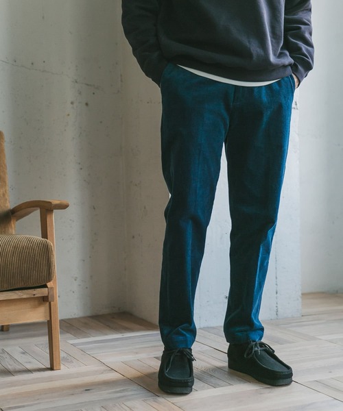 URBAN RESEARCH DOORS(アーバンリサーチドアーズ)の「コーデュロイストレッチトラウザー(その他パンツ・メンズ・オリーブ/グレー系その他/ブラック/ブルー・40/38/36)」の6枚目の写真
