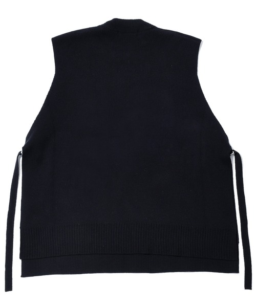 A‘gem 9(エージェムナイン)の「『A'GEM/9 / エージェムナイン』モックネックニットベスト(ベスト・メンズ・ブラック/ブルー/グレー系その他・FREE)」の7枚目の写真