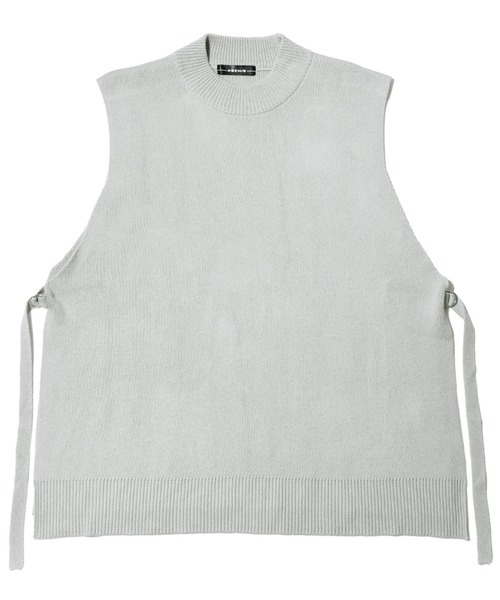 A‘gem 9(エージェムナイン)の「『A'GEM/9 / エージェムナイン』モックネックニットベスト(ベスト・メンズ・ブラック/ブルー/グレー系その他・FREE)」の10枚目の写真