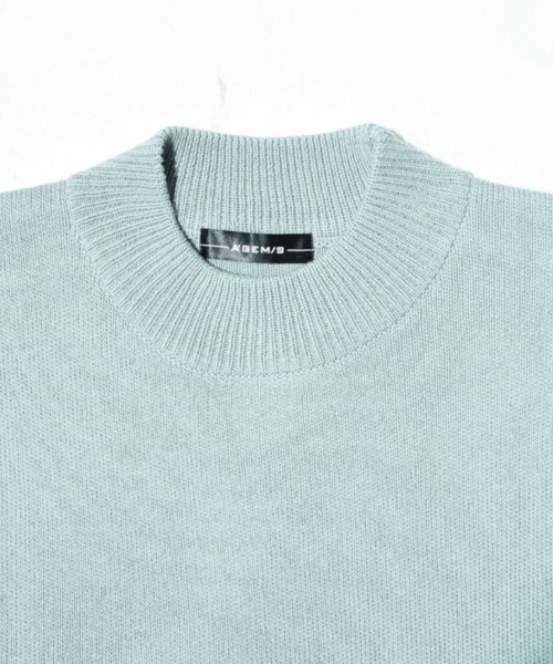 A‘gem 9(エージェムナイン)の「『A'GEM/9 / エージェムナイン』モックネックニットベスト(ベスト・メンズ・ブラック/ブルー/グレー系その他・FREE)」の16枚目の写真