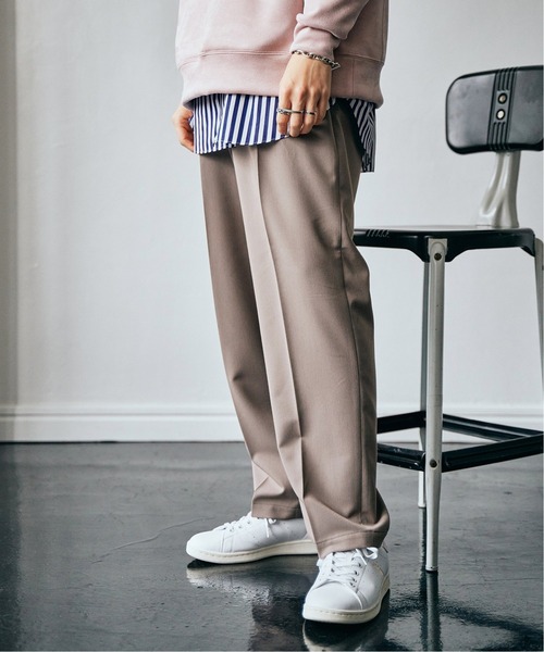 CELLAR DOOR（セラドール）の「【Cellar Door / セラードアー】ALFRED ドレープイージーパンツ（その他パンツ・メンズ・ブラック/ベージュ/ネイビー/グレー系その他・44/46/48）」の3枚目の写真