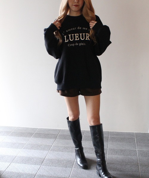 NOMAE（ノーマエ）の「【NOMAE】エンブロイダリーロゴスウェット（スウェット・レディース・ホワイト/ブラック/イエロー/ライトピンク・FREE）」の11枚目の写真