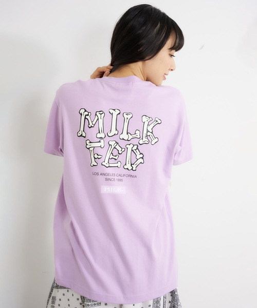 セール S S Tee Bone Logo バックプリント 半袖tシャツ Tシャツ カットソー Milkfed ミルクフェド のファッション通販 Zozotown