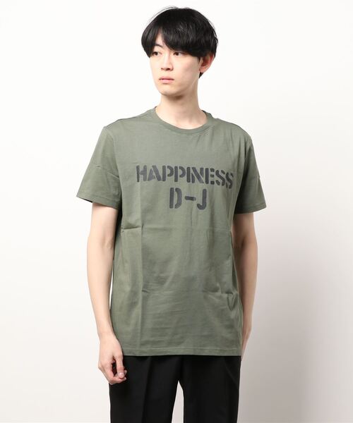 Desigual(デシグアル)の「Happiness Tシャツ(Tシャツ/カットソー・メンズ・グリーン・S/M/L/XL/XXL)」の4枚目の写真