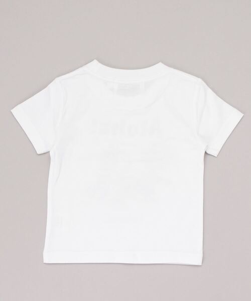 SURF'S UP PEANUTS（サーフズアップピーナッツ）の「【SURF'S UP PEANUTS】Tシャツ キッズ / ALOHA-BLUE（Tシャツ/カットソー・キッズ・ホワイト・M(110-120)/XS(90-100)）」の2枚目の写真