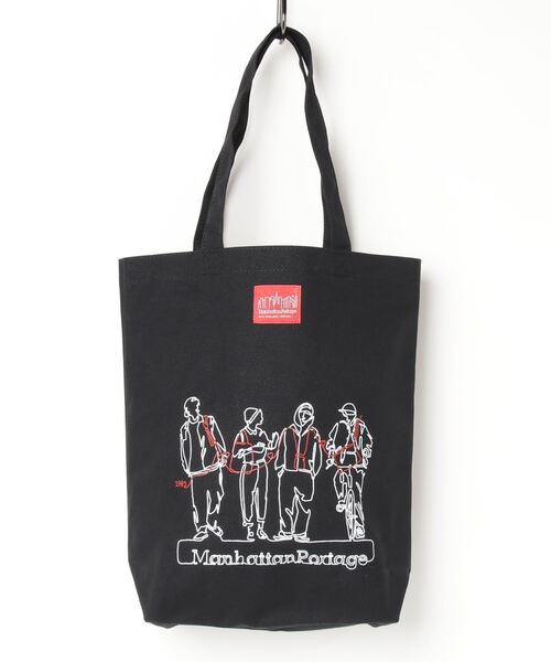 Manhattan Portage（マンハッタンポーテージ）の「Manhattan Portage/マンハッタンポーテージ カジュアルトートバッグ Canvas Art 2021 MP1352CV21（トートバッグ・メンズ・ホワイト/ブラック・M）」の14枚目の写真