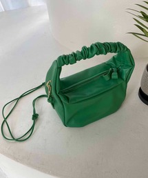 CAPRICIEUX LE'MAGE | ギャザーハーフラウンドバッグ(ハンドバッグ)