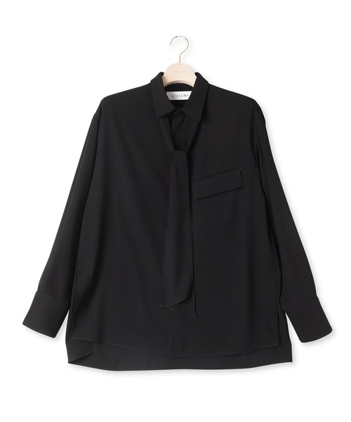 CULLNI（クルニ）の「22-SS-020　リボンタイシャツ（シャツ/ブラウス・メンズ・ベージュ/ホワイト/グレイッシュベージュ/ブラック/ライトブルー/グリーン・2/0/1）」の15枚目の写真