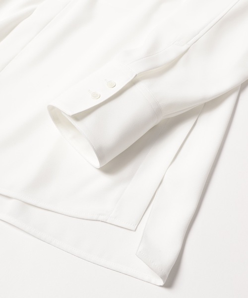 CULLNI（クルニ）の「22-SS-020　リボンタイシャツ（シャツ/ブラウス・メンズ・ベージュ/ホワイト/グレイッシュベージュ/ブラック/ライトブルー/グリーン・2/0/1）」の18枚目の写真