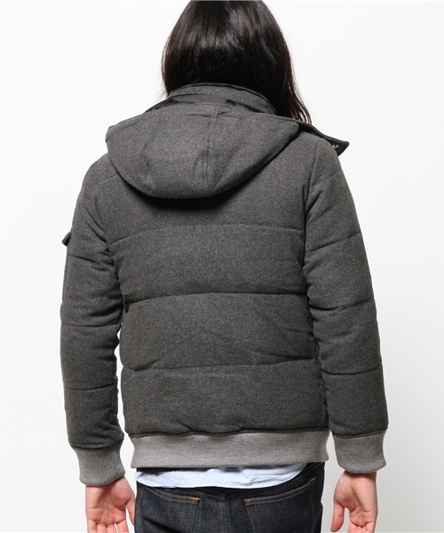 JOURNAL STANDARD relume(ジャーナルスタンダード レリューム)の「フラノダウンブルゾン(ダウンジャケット/コート・メンズ・チャコールグレー/グレー/ネイビー・SMALL/LARGE/MEDIUM)」の6枚目の写真