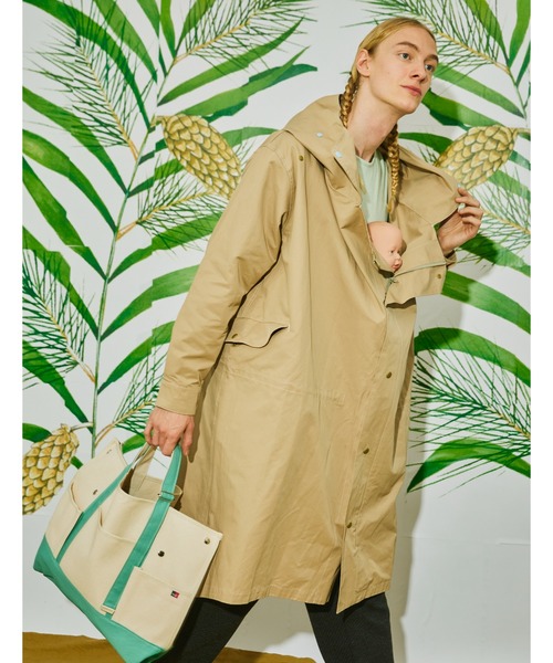 And A（アンドエー）の「AlexanderLeeChang アレキサンダーリーチャン / LONG FREAKS MODS COAT ロングフリークスモッズコート / AC032201（モッズコート・メンズ・ベージュ/オリーブ/ミント・2/3）」の2枚目の写真