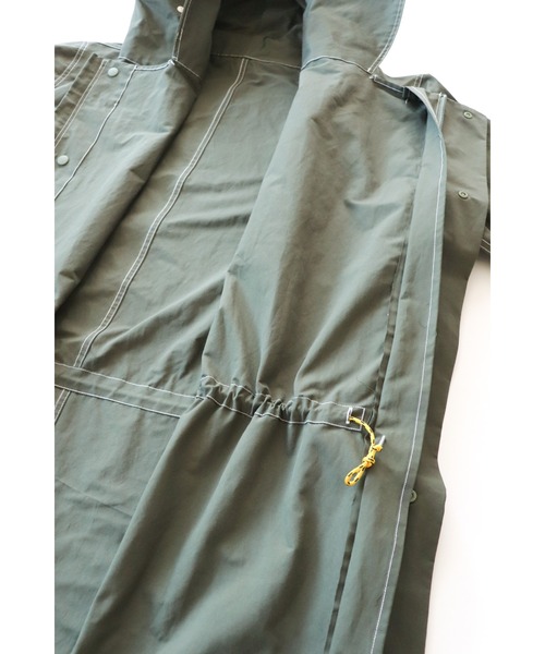 And A（アンドエー）の「AlexanderLeeChang アレキサンダーリーチャン / LONG FREAKS MODS COAT ロングフリークスモッズコート / AC032201（モッズコート・メンズ・ベージュ/オリーブ/ミント・2/3）」の9枚目の写真