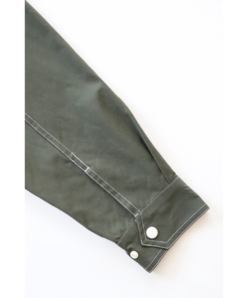 And A（アンドエー）の「AlexanderLeeChang アレキサンダーリーチャン / LONG FREAKS MODS COAT ロングフリークスモッズコート / AC032201（モッズコート・メンズ・ベージュ/オリーブ/ミント・2/3）」の5枚目の写真