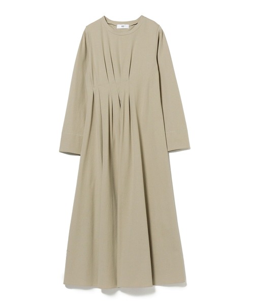 RBS(アールビーエス)の「RBS / アシメ タック バックベルト ワンピース(ワンピース・レディース・ブラック/ベージュ・ONE SIZE)」の6枚目の写真