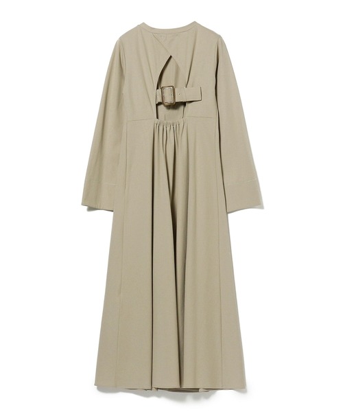 RBS(アールビーエス)の「RBS / アシメ タック バックベルト ワンピース(ワンピース・レディース・ブラック/ベージュ・ONE SIZE)」の11枚目の写真