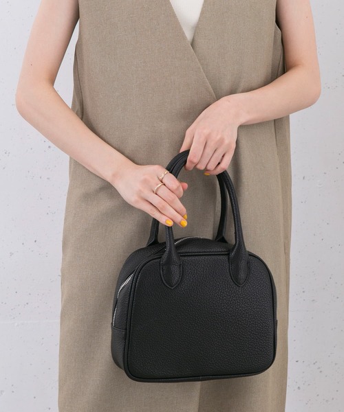 KBF（ケイビーエフ）の「エンボスミニボストンBAG（ボストンバッグ・レディース・ブラック/ホワイト/キャメル・ONE）」の12枚目の写真