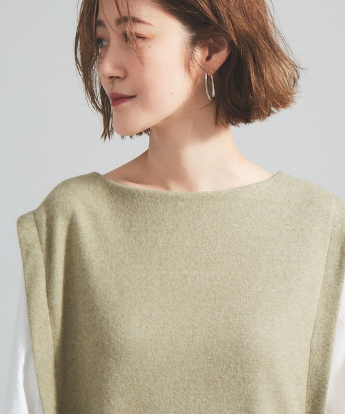 Abahouse Devinette（ドゥヴィネット）の「【Mylanka】レイヤードワンピース（ワンピース・レディース・ブラウン/グリーン/チャコールグレー・フリー）」の5枚目の写真