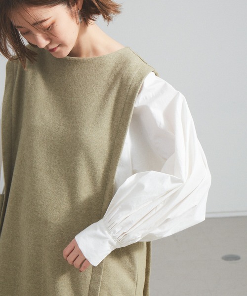 Abahouse Devinette（ドゥヴィネット）の「【Mylanka】レイヤードワンピース（ワンピース・レディース・ブラウン/グリーン/チャコールグレー・フリー）」の16枚目の写真