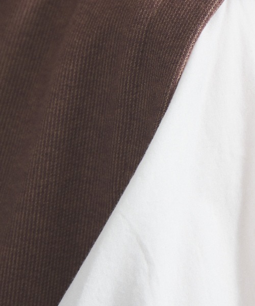 Abahouse Devinette（ドゥヴィネット）の「【Mylanka】レイヤードワンピース（ワンピース・レディース・ブラウン/グリーン/チャコールグレー・フリー）」の14枚目の写真