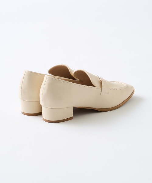 natural couture（ナチュラルクチュール）の「細ビットレディローファー（ローファー・レディース・ブラック/アイボリー・MEDIUM/LARGE）」の3枚目の写真