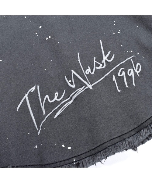 WASK（ワスク）の「WASK/ペンキ 飛ばし プリント ワイド デニム シャツ (100~160cm)（シャツ/ブラウス・キッズ・ブラック・100/130/120/150/140/110/160）」の6枚目の写真