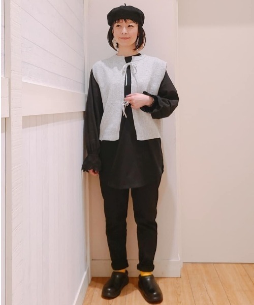 studio CLIP(スタディオクリップ)の「袖コンシャス長袖Tシャツ(Tシャツ/カットソー・レディース・ホワイト/ブラック/オフホワイト・FREE)」の18枚目の写真