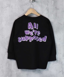 THE CASUAL | ビッグシルエットプリントトレーナー キッズ(スウェット)