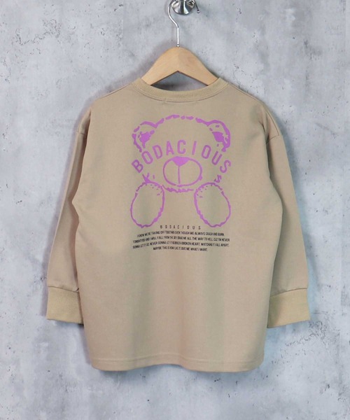 THE CASUAL(カジュアル)の「ビッグシルエットプリントトレーナー キッズ(スウェット・キッズ・ホワイト系/ブラック系/ブラック系2/杢グレー/ブラック系1/カーキ/オフホワイト/チャコール/ブラック/ベージュ系/ネイビー/グリーン系/ブラック系4/ブルー系/ミント/ベージュ/ブラック系3/オートミール・130cm/120cm/150cm/110cm/160cm/140cm)」の13枚目の写真